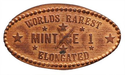 BUN-140 Worlds Rarest Elongated Mintage 1 Cancelled