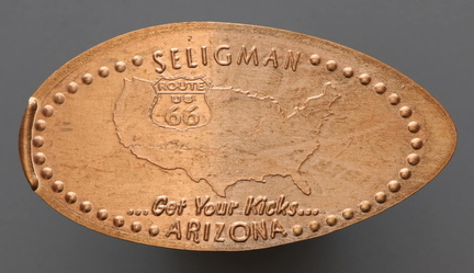 AZ-Seligman-RoadRunner Cafe-Mach 1-Map of USA