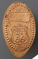 AZ-Seligman-Route 66 Road Relics-Mach 2-Outline Arizona Route 66